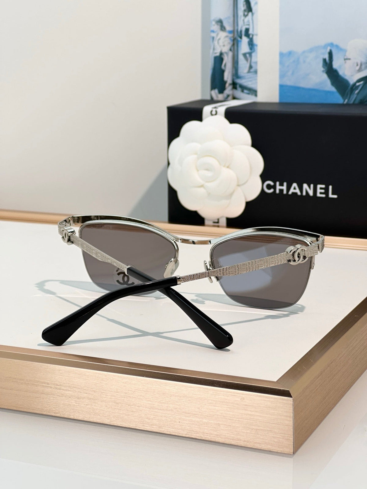 CHANEL Cat Eye 4302 C450/6H SUNGLASSES🖤