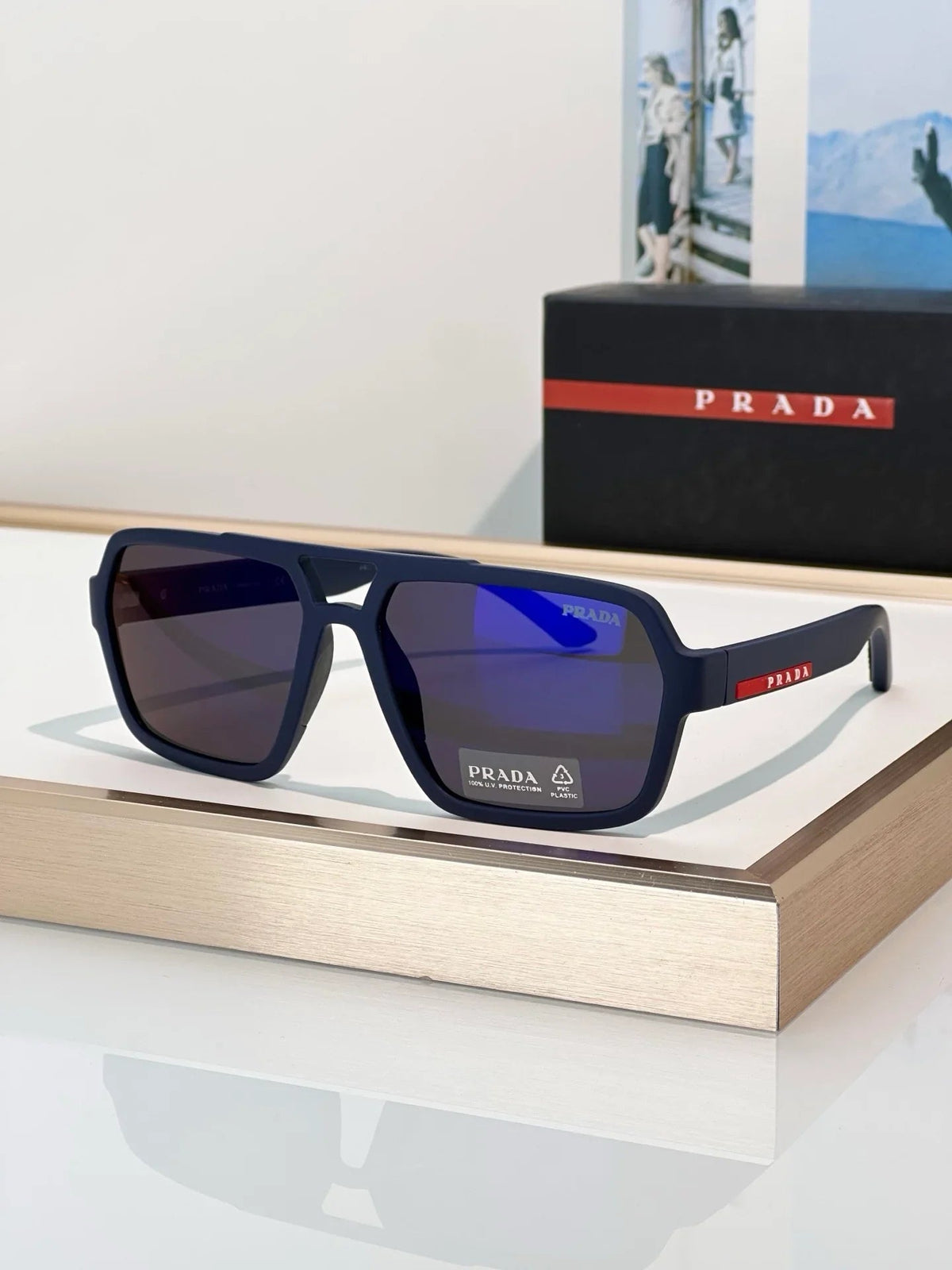 PRADA Linea Rossa SPS A06 DG002G Polarised Sunglasses 🟥