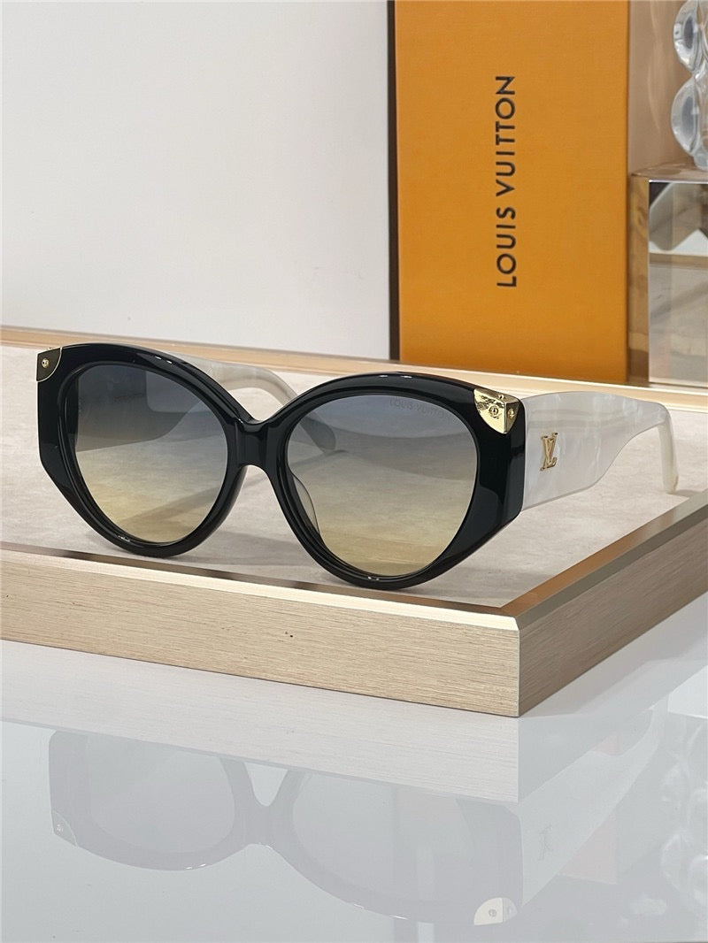 Louis Vuitton Z3339E LV Trunk Cat Eye Sunglasses ✨