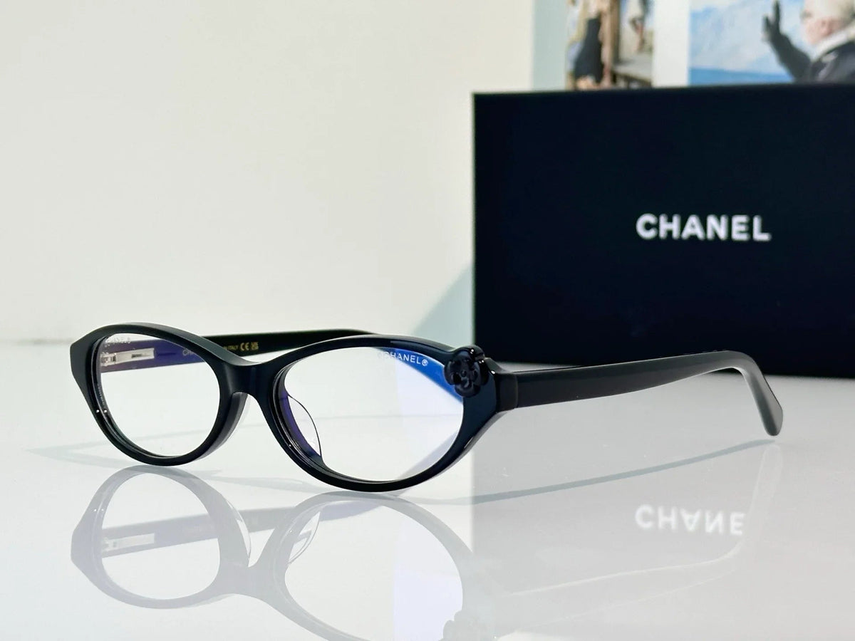 CHANEL 3099 Eyeglasses Camellia CC logo cateye frame Eyewear  🖤
