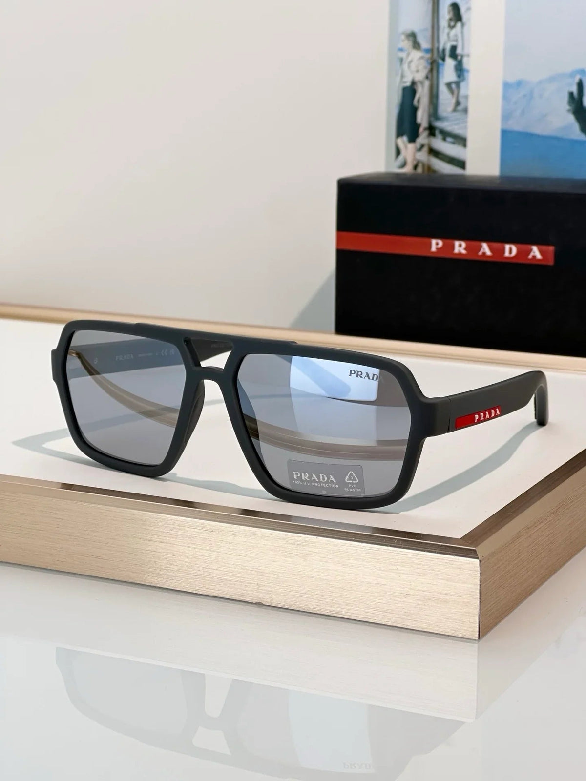 PRADA Linea Rossa SPS A06 DG002G Polarised Sunglasses 🟥