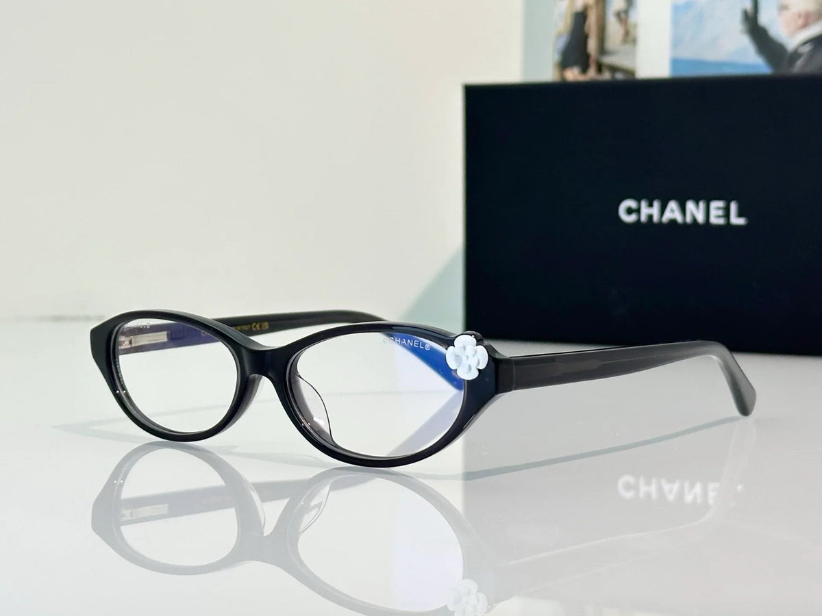 CHANEL 3099 Eyeglasses Camellia CC logo cateye frame Eyewear  🖤