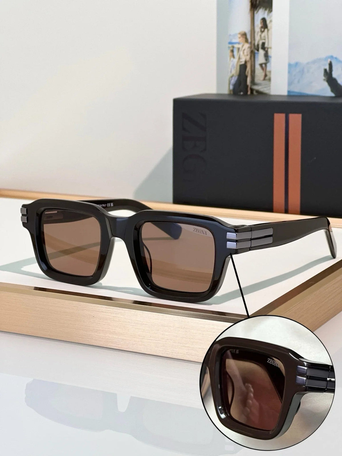 ZEGNA EZ0283 52N Sunglasses 🕶️