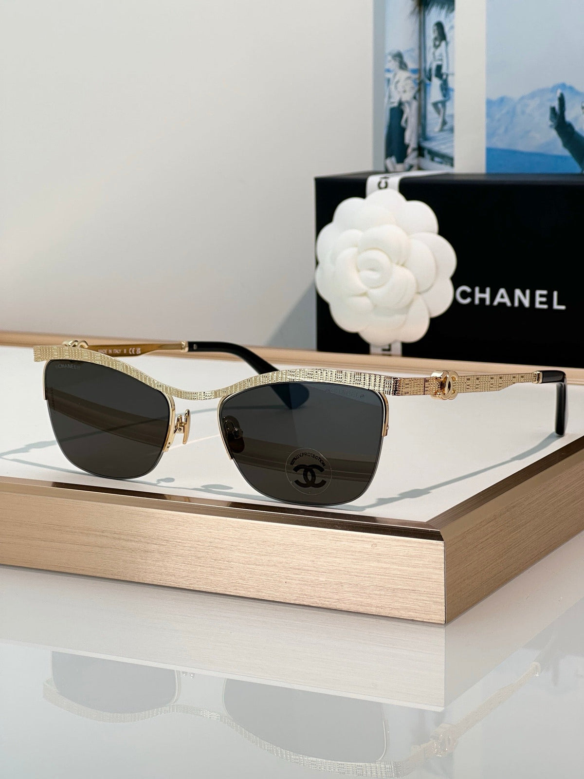 CHANEL Cat Eye 4302 C450/6H SUNGLASSES🖤