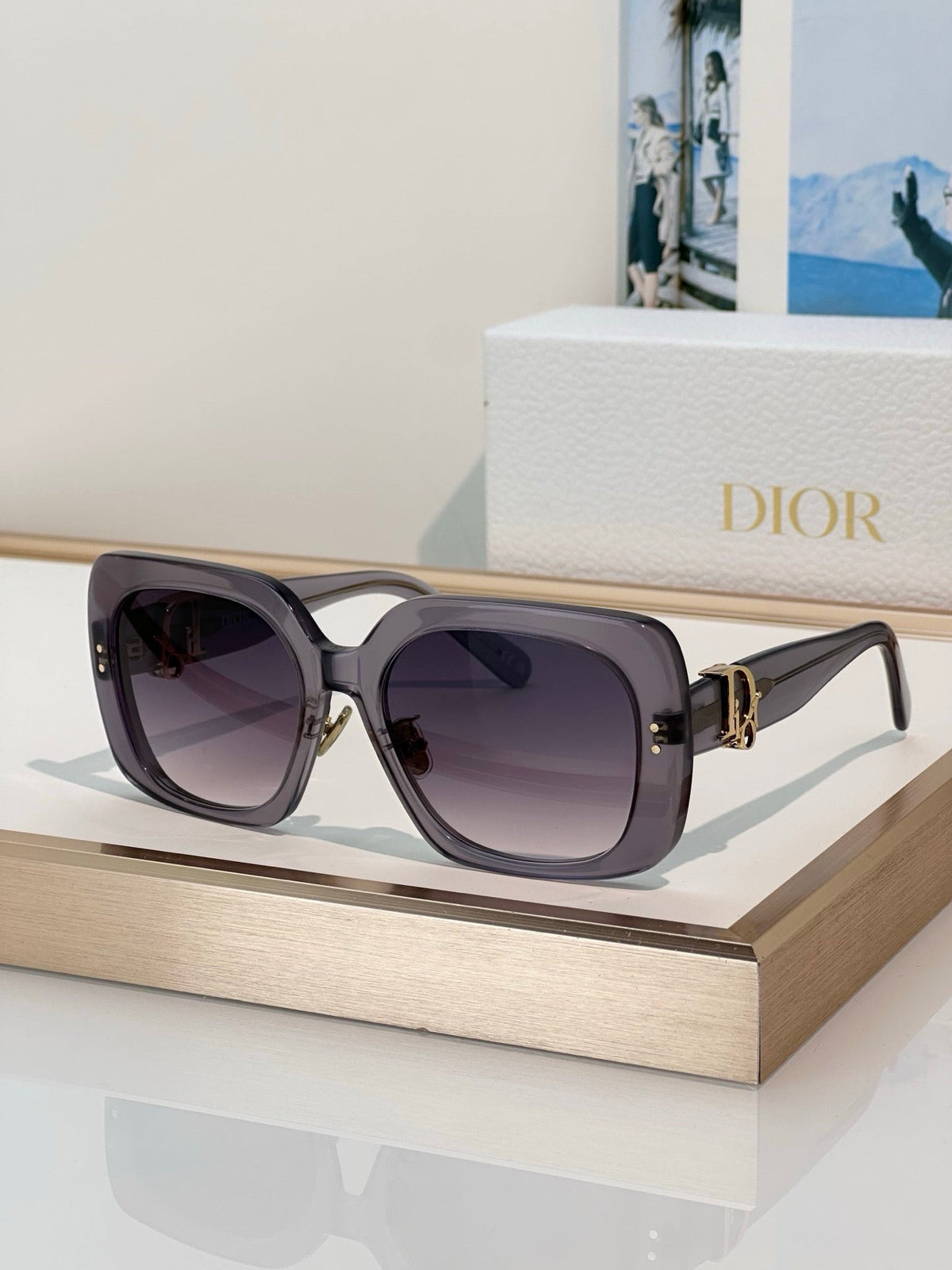 DIOR Dior Oblique S1F Shiny  Square Sunglasses✨