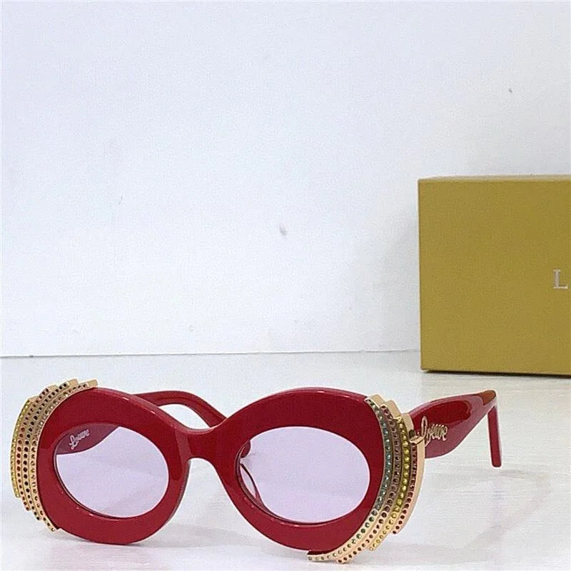 LOEWE Loewe Paula's Ibiza embellished round unglasses ✨