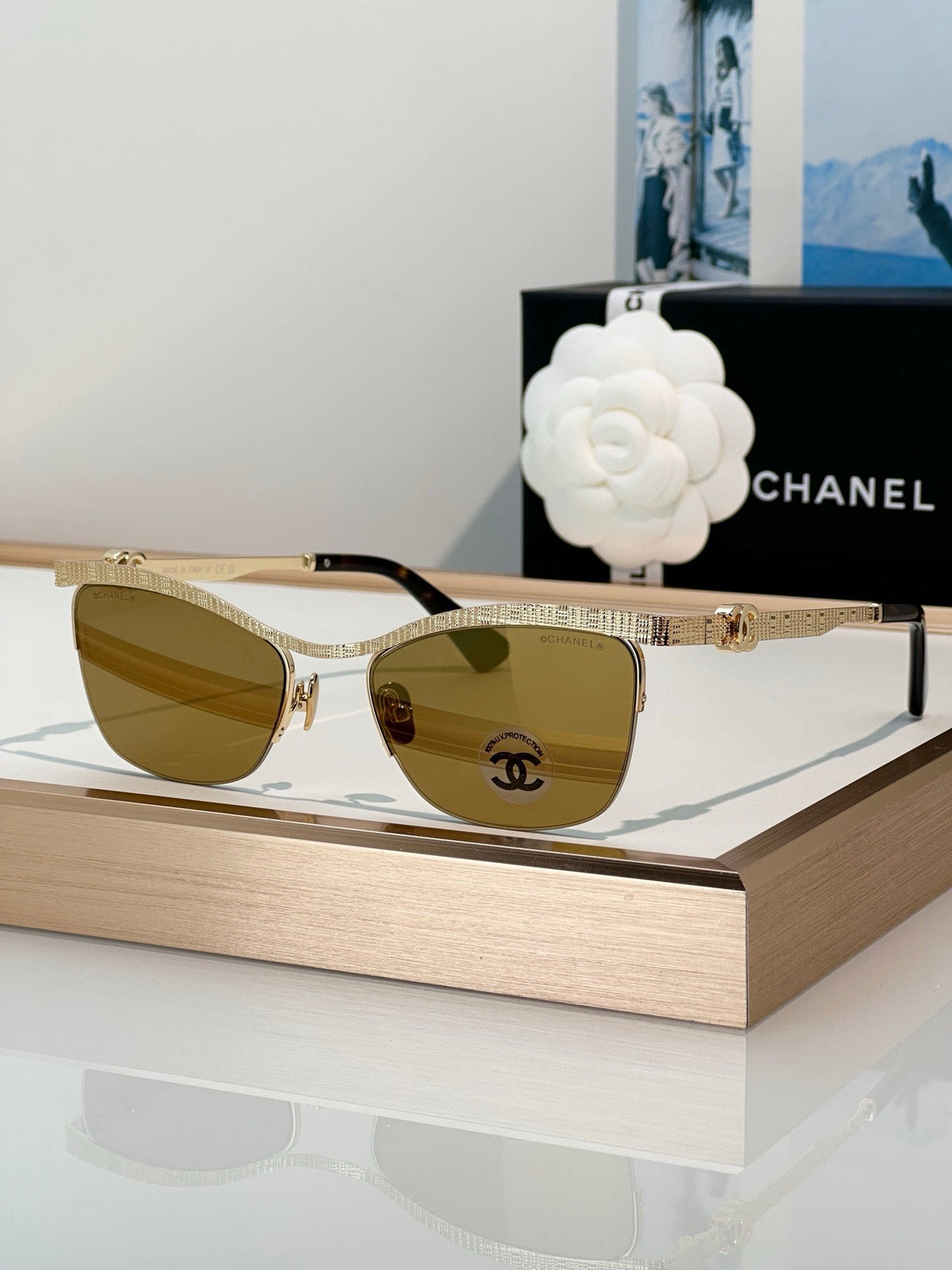 CHANEL Cat Eye 4302 C450/6H SUNGLASSES🖤