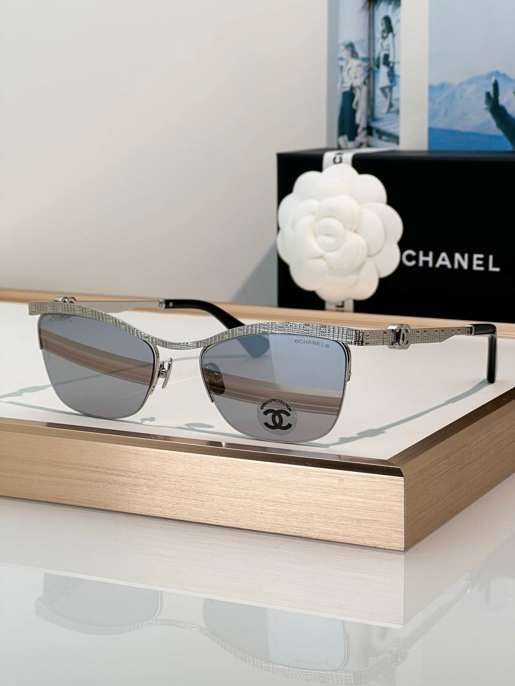 CHANEL Cat Eye 4302 C450/6H SUNGLASSES🖤