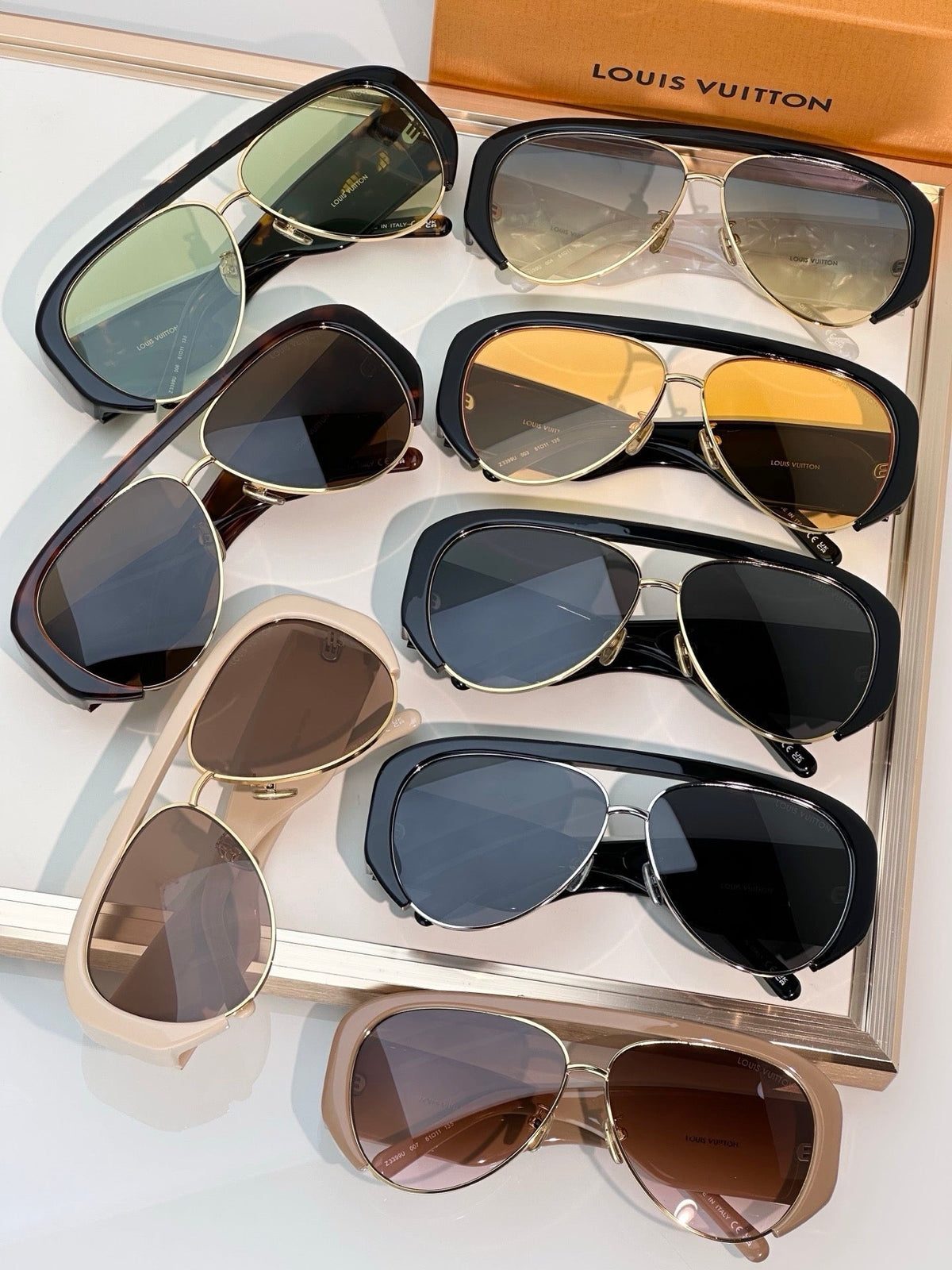 Louis Vuitton Z3399U LVision Pilot Sunglasses ✨