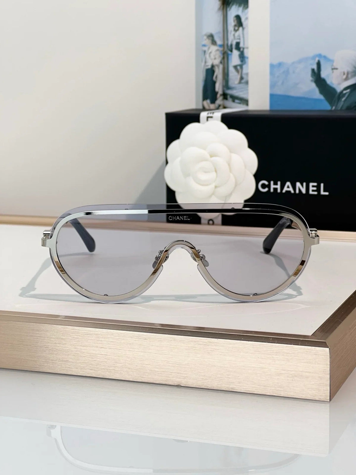 CHANEL A71786 X01060 L2551 Shield Sunglasses Chanel Eyewear  🖤