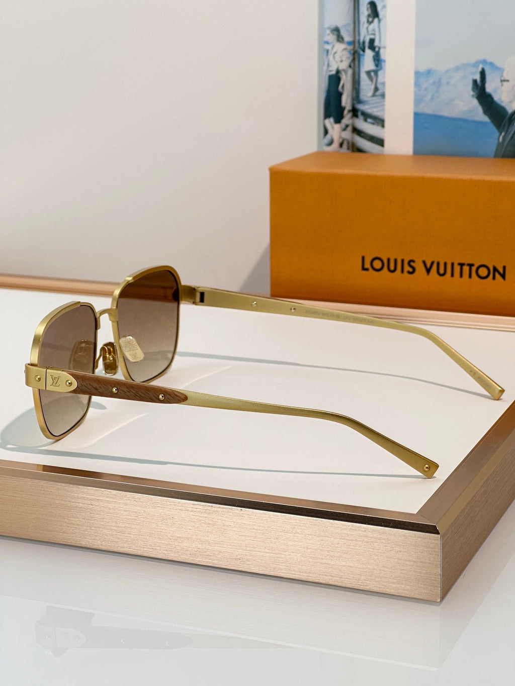 Louis Vuitton Z3247U LV Trunk Square Sunglasses ✨