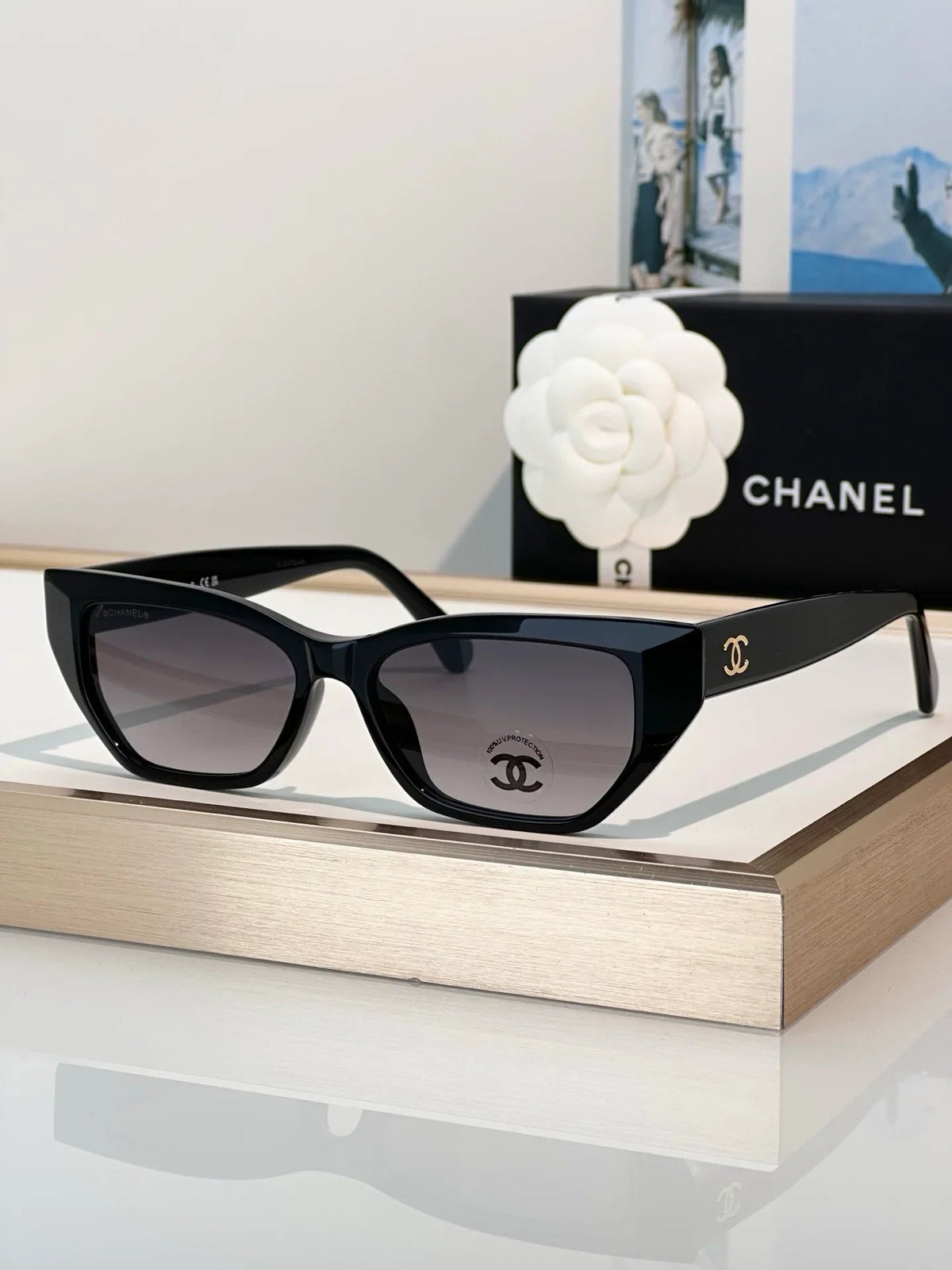 CHANEL 9186 EXCLUSIVE CAT EYE Sunglasses Chanel Eyewear  🖤