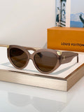 Louis Vuitton Z3339W LV Trunk Cat Eye Sunglasses ✨
