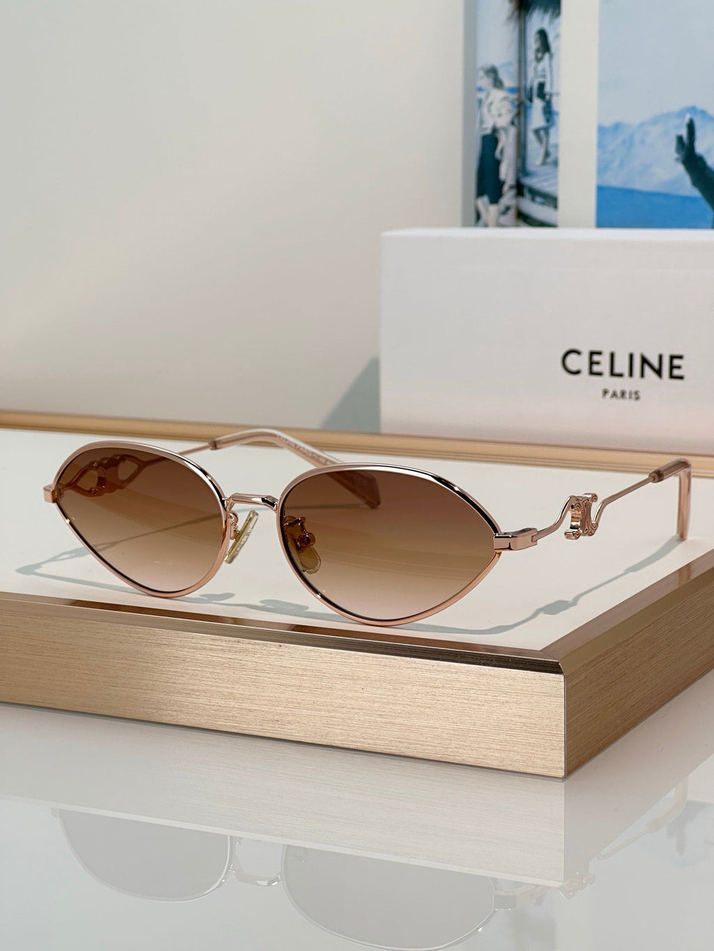 CELINE CL40354U Wire 01 Sunglasses ✨