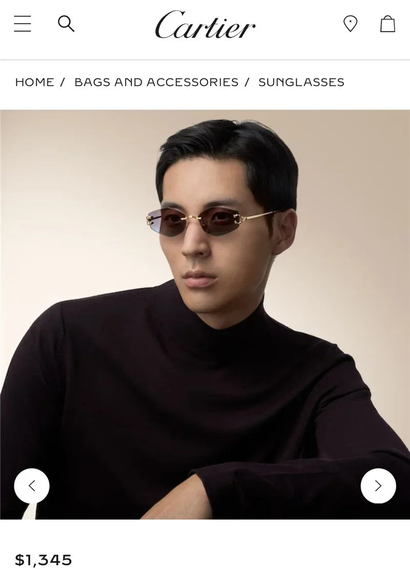 Cartier PREMIÈRE DE CARTIER CT0620S 001 Unisex Sunglasses 🐆