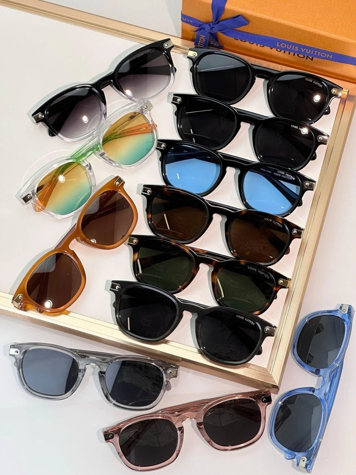 Louis Vuitton Z2381U-Z2655U LV Signature Square Round Photochromic Sunglasses&Anti-Blue-Light Glasses✨