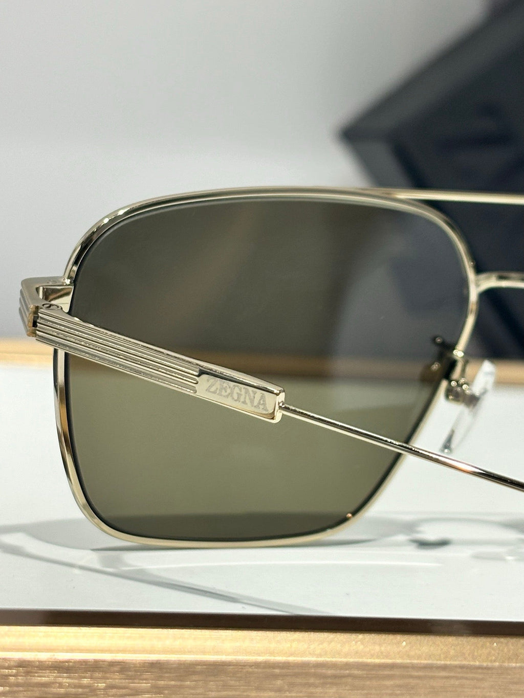 ZEGNA EZ0224-d 08v 60 Shiny Alt Fit Sunglasses 🕶️