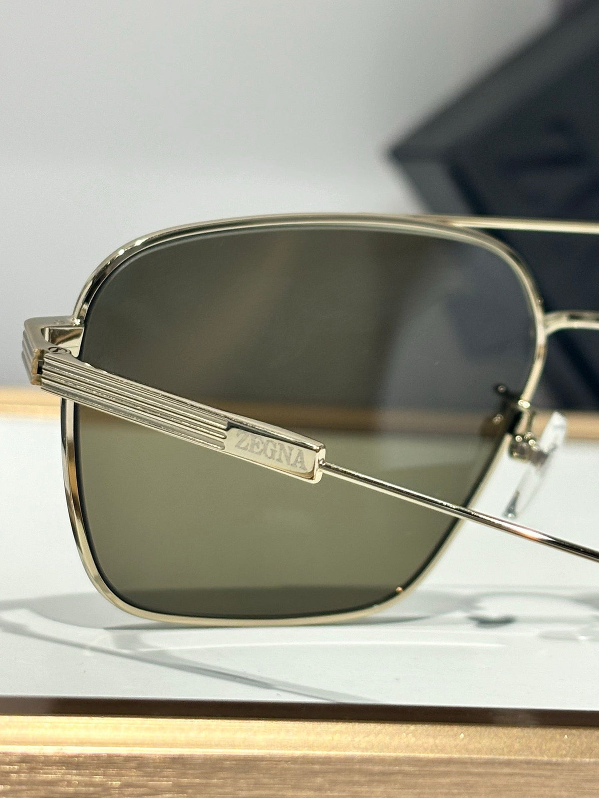 ZEGNA EZ0224-d 08v 60 Shiny Alt Fit Sunglasses 🕶️