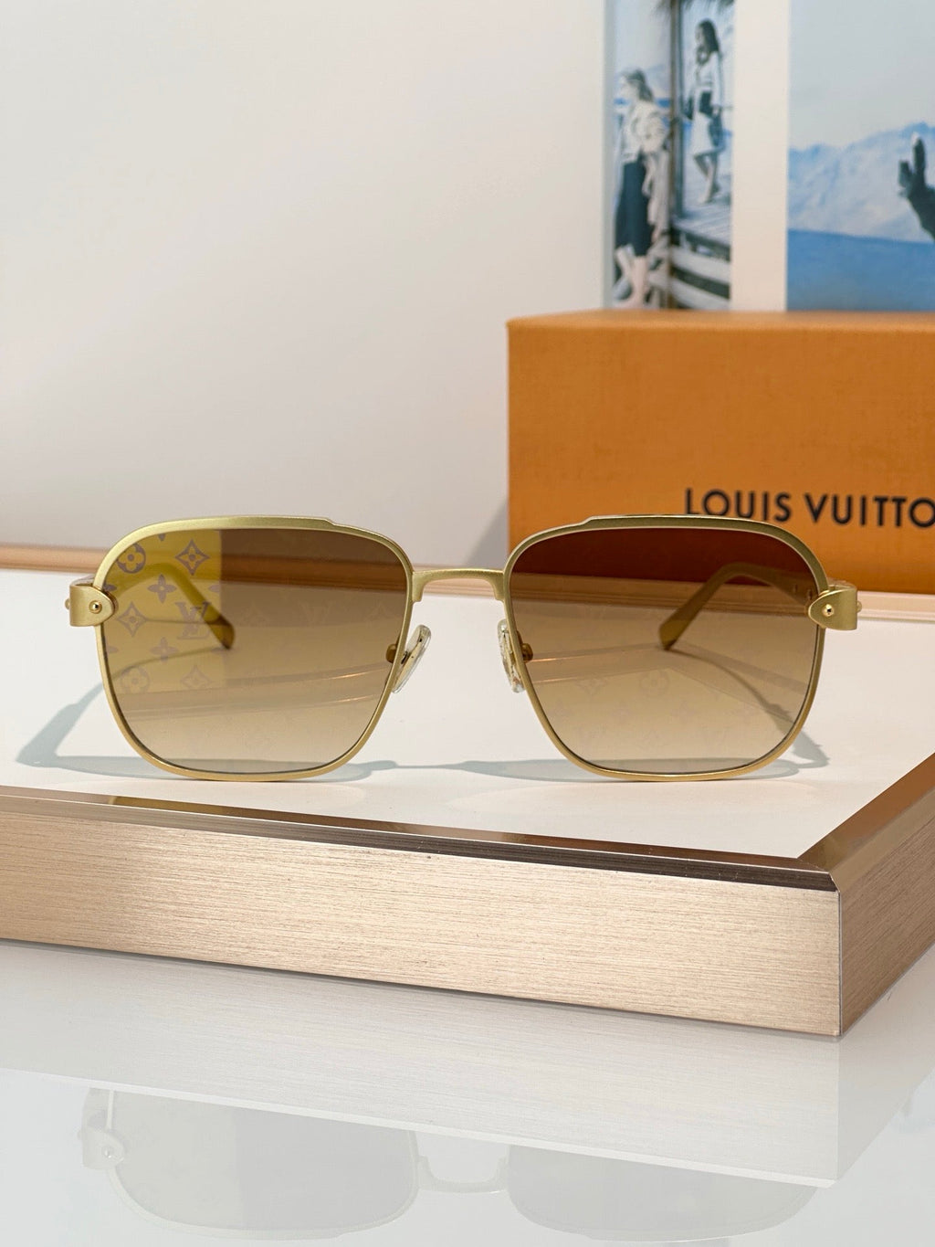 Louis Vuitton Z3247U LV Trunk Square Sunglasses ✨