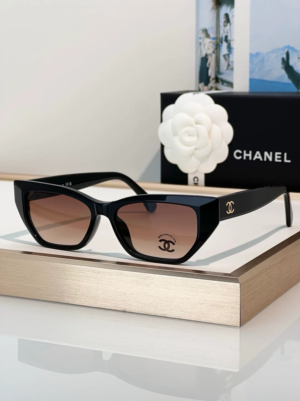 CHANEL 9186 EXCLUSIVE CAT EYE Sunglasses Chanel Eyewear  🖤
