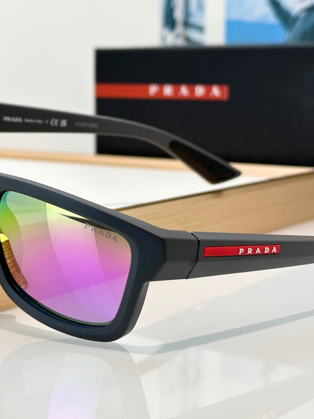 PRADA Linea Rossa PS B10S 1BO08Z Sunglasses 🟥