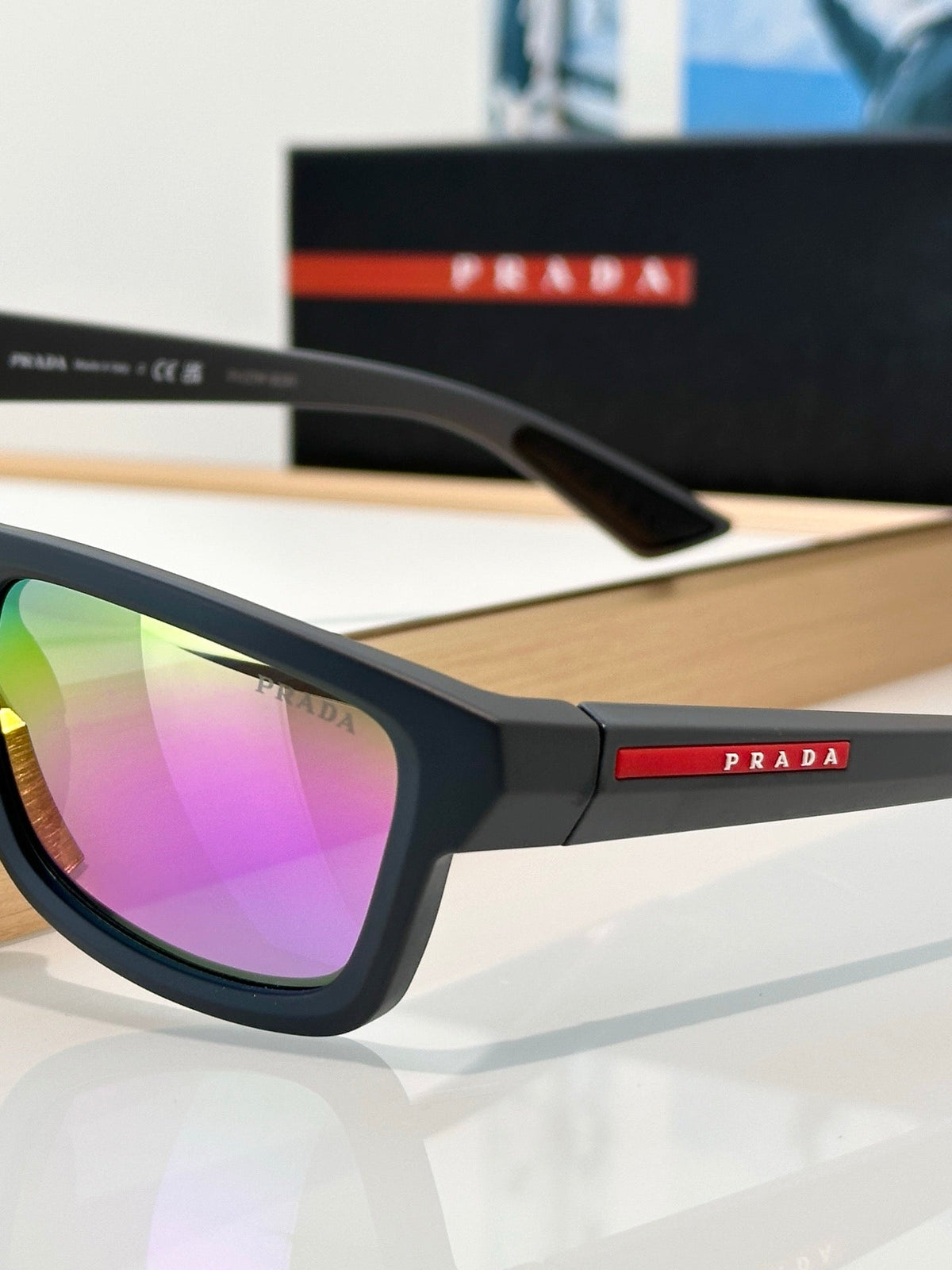 PRADA Linea Rossa PS B10S 1BO08Z Sunglasses 🟥