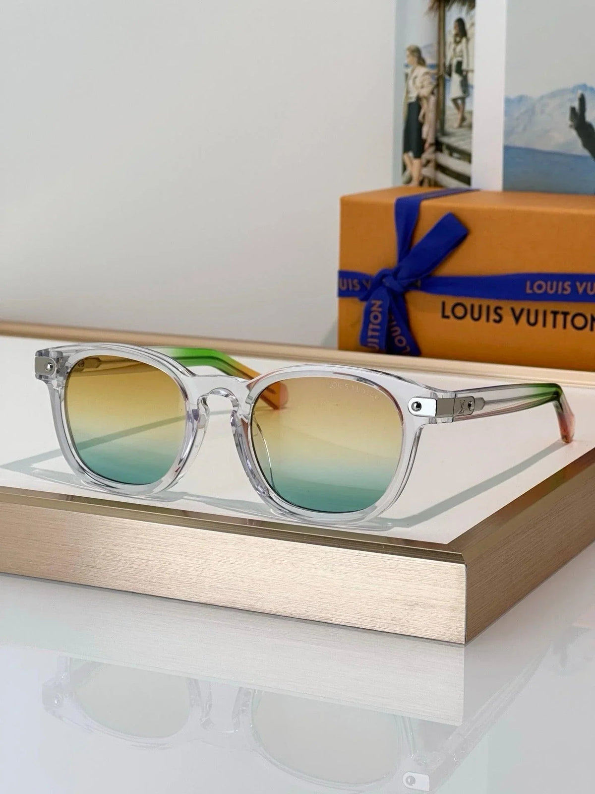 Louis Vuitton Z2381U-Z2655U LV Signature Square Round Photochromic Sunglasses&Anti-Blue-Light Glasses✨