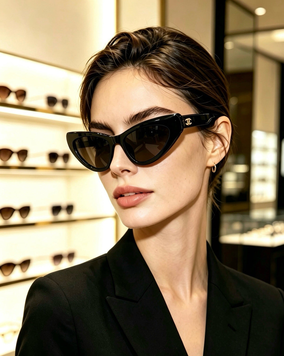 CHANEL 9203 Cat Eye Sunglasses Chanel Eyewear  🖤
