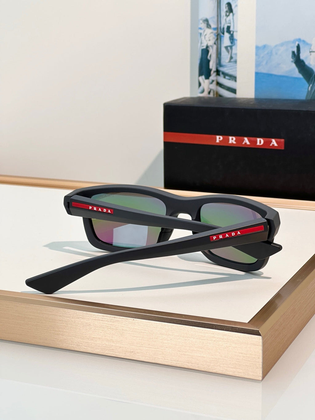 PRADA Linea Rossa PS B10S 1BO08Z Sunglasses 🟥