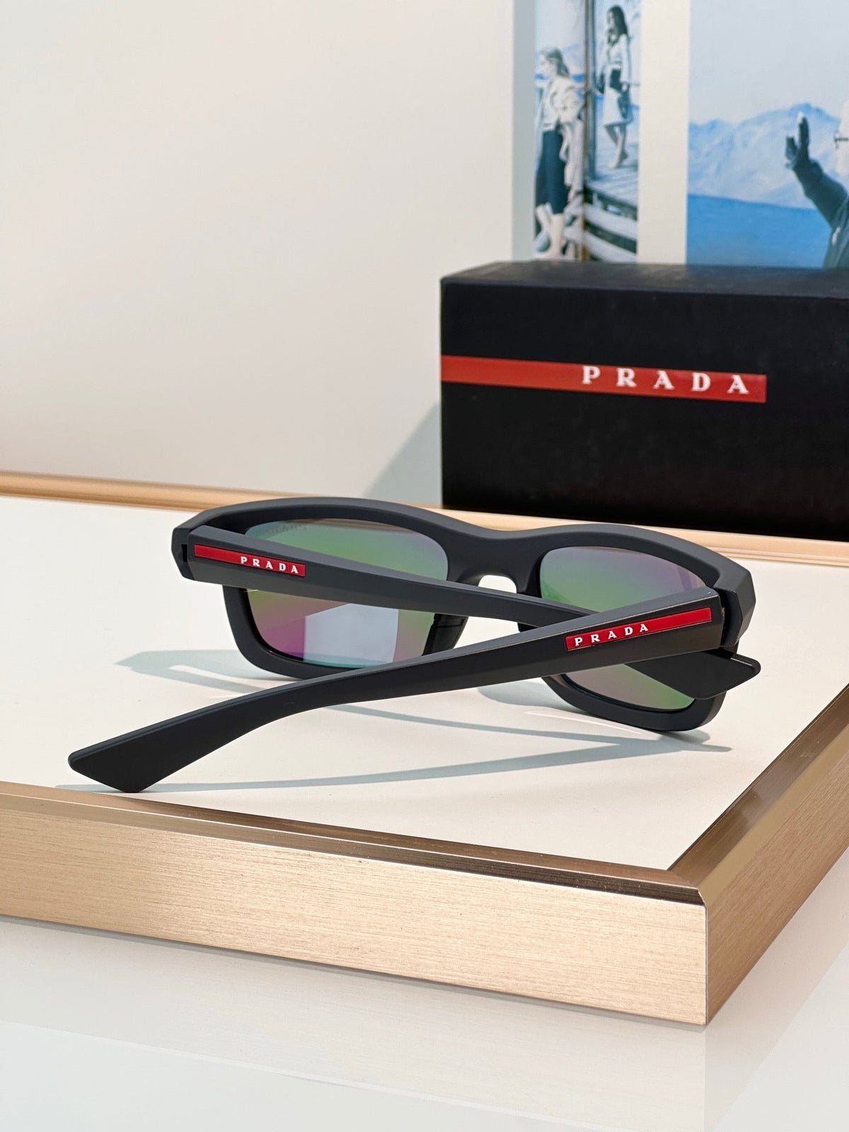 PRADA Linea Rossa PS B10S 1BO08Z Sunglasses 🟥