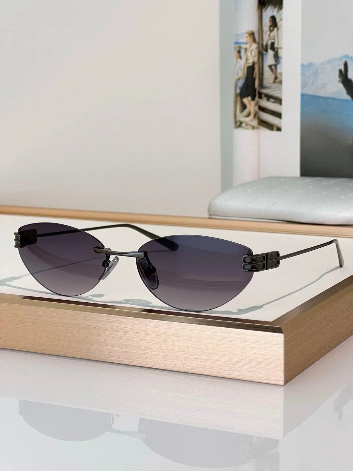 BALENCIAGA  BB0486S Women's  Sunglasses🖤