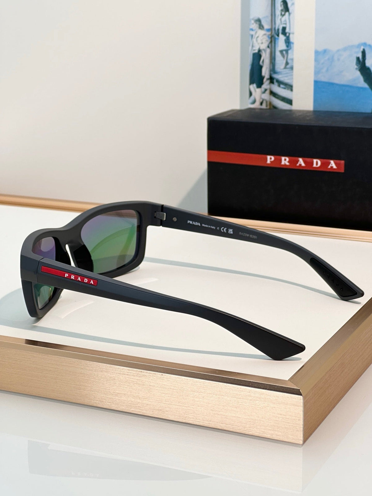 PRADA Linea Rossa PS B10S 1BO08Z Sunglasses 🟥