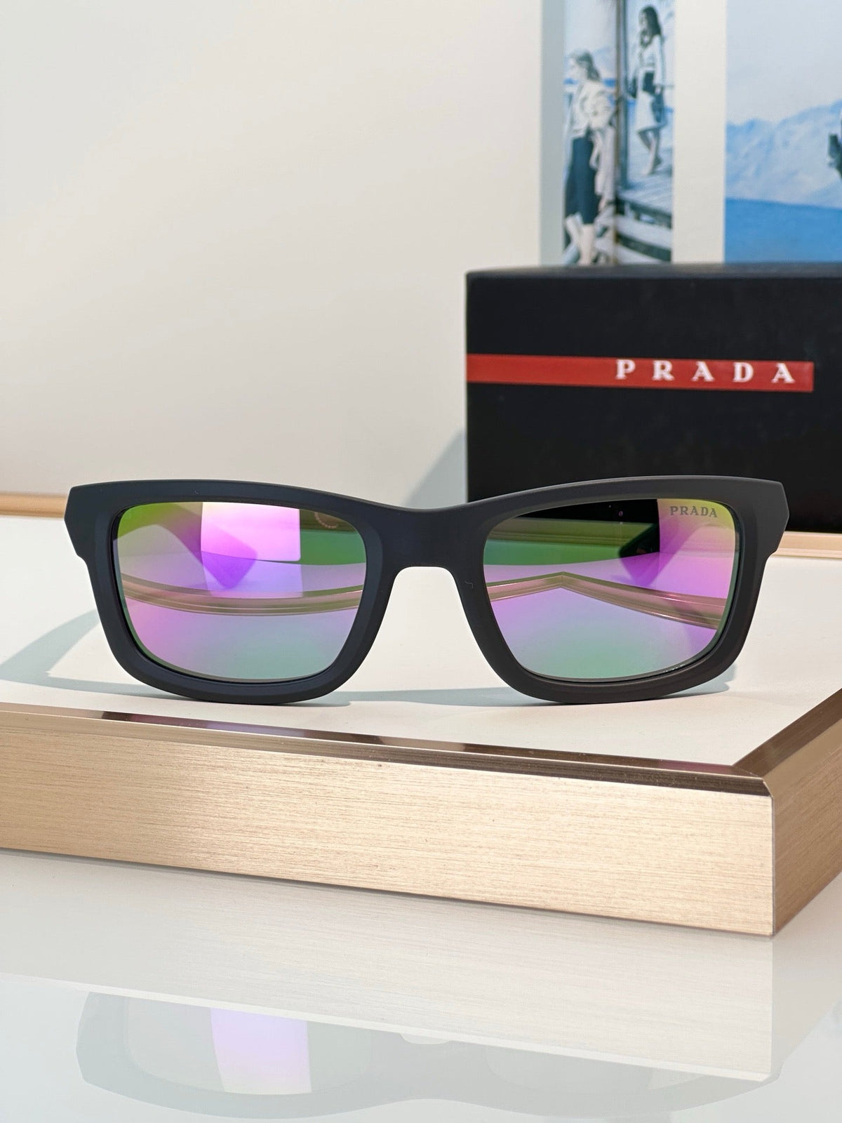 PRADA Linea Rossa PS B10S 1BO08Z Sunglasses 🟥