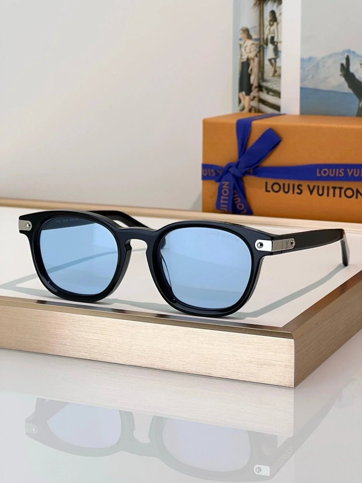 Louis Vuitton Z2381U-Z2655U LV Signature Square Round Photochromic Sunglasses&Anti-Blue-Light Glasses✨