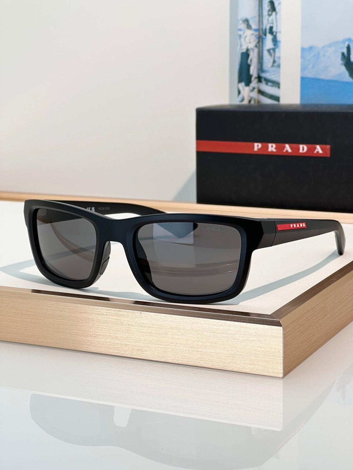PRADA Linea Rossa PS B10S 1BO08Z Sunglasses 🟥
