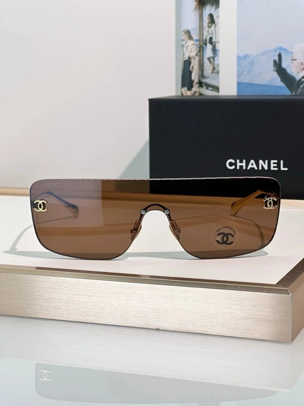 CHANEL 4293 Shield Sunglasses Chanel Eyewear  🖤