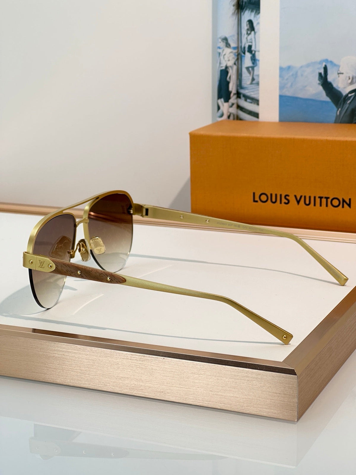 Louis Vuitton Z3248U New LV Trunk Pilot Sunglasses  ✨