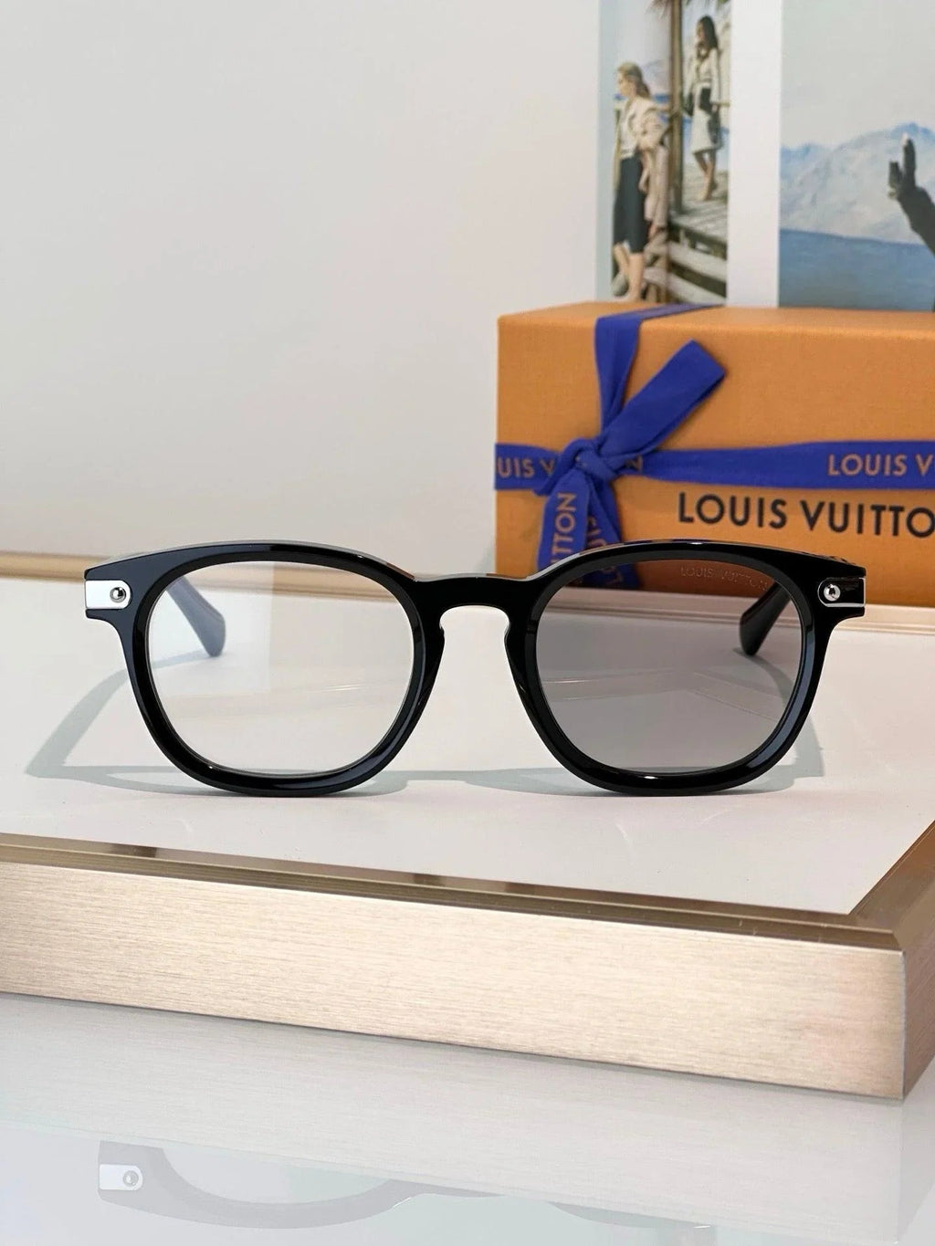 Louis Vuitton Z2381U-Z2655U LV Signature Square Round Photochromic Sunglasses&Anti-Blue-Light Glasses✨