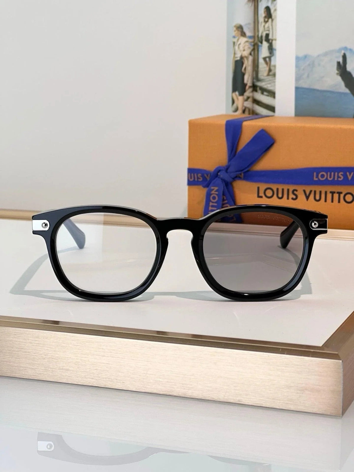 Louis Vuitton Z2381U-Z2655U LV Signature Square Round Photochromic Sunglasses&Anti-Blue-Light Glasses✨