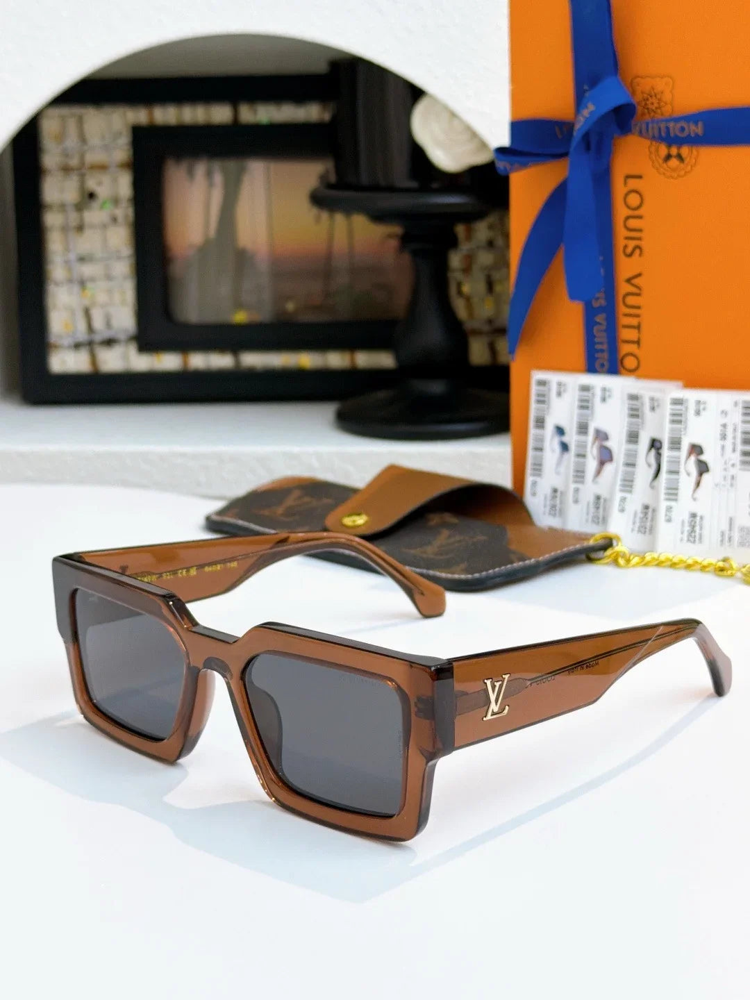 Louis Vuitton Z1579W LV Clash Square Sunglasses ✨