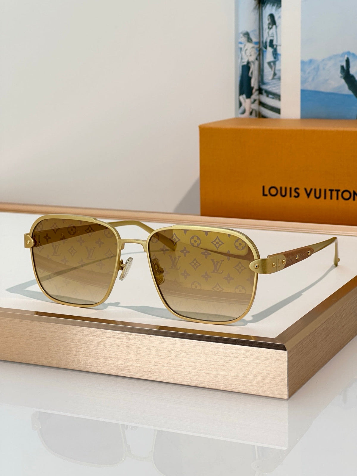 Louis Vuitton Z3247U LV Trunk Square Sunglasses ✨
