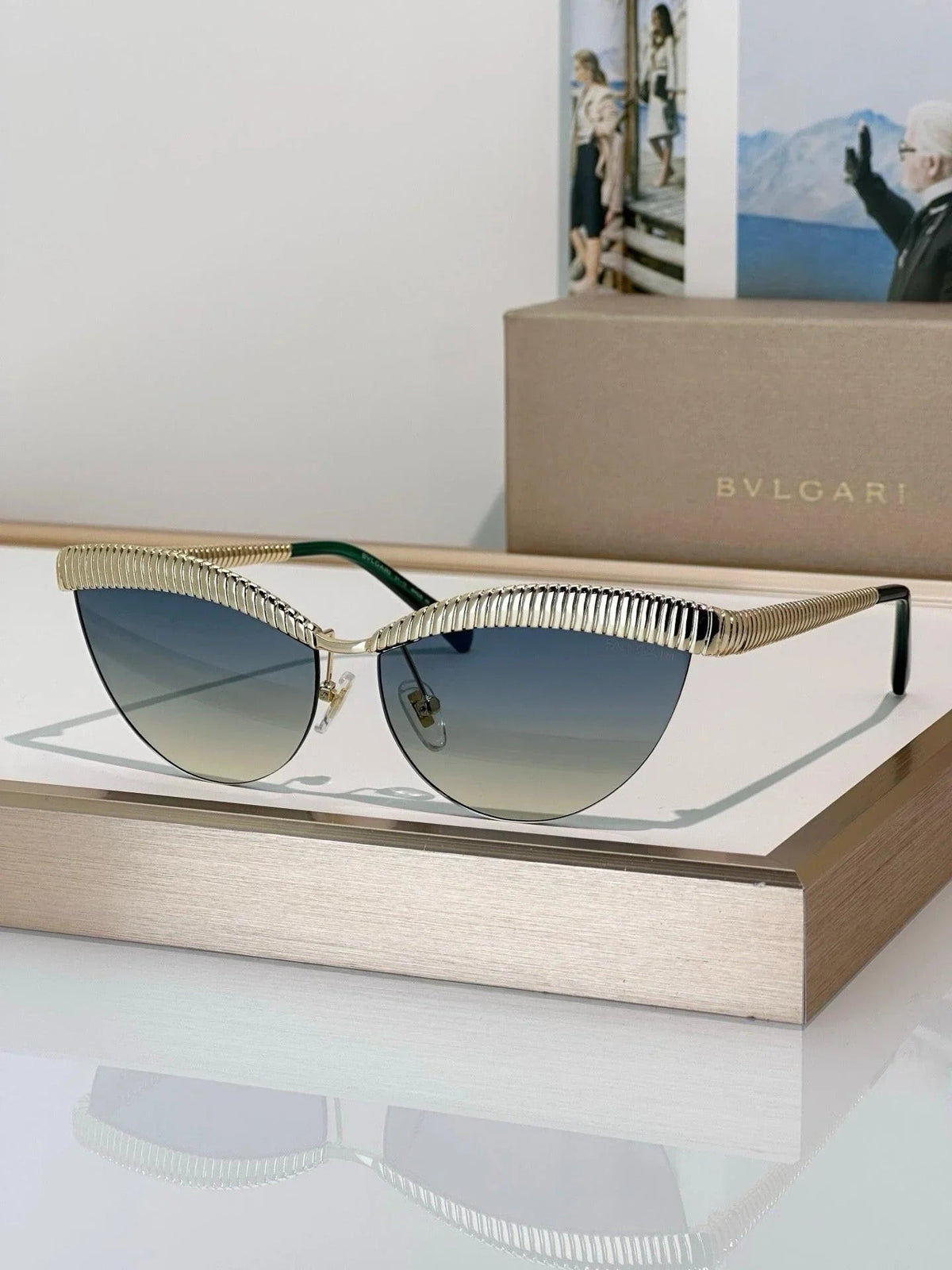 '- BVLGARI Bvlgari Tubogas BV 40056U Sunglasses ✨
