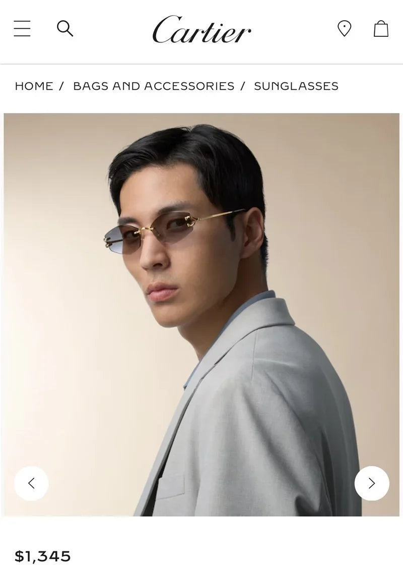 Cartier PREMIÈRE DE CARTIER CT0620S 001 Unisex Sunglasses 🐆