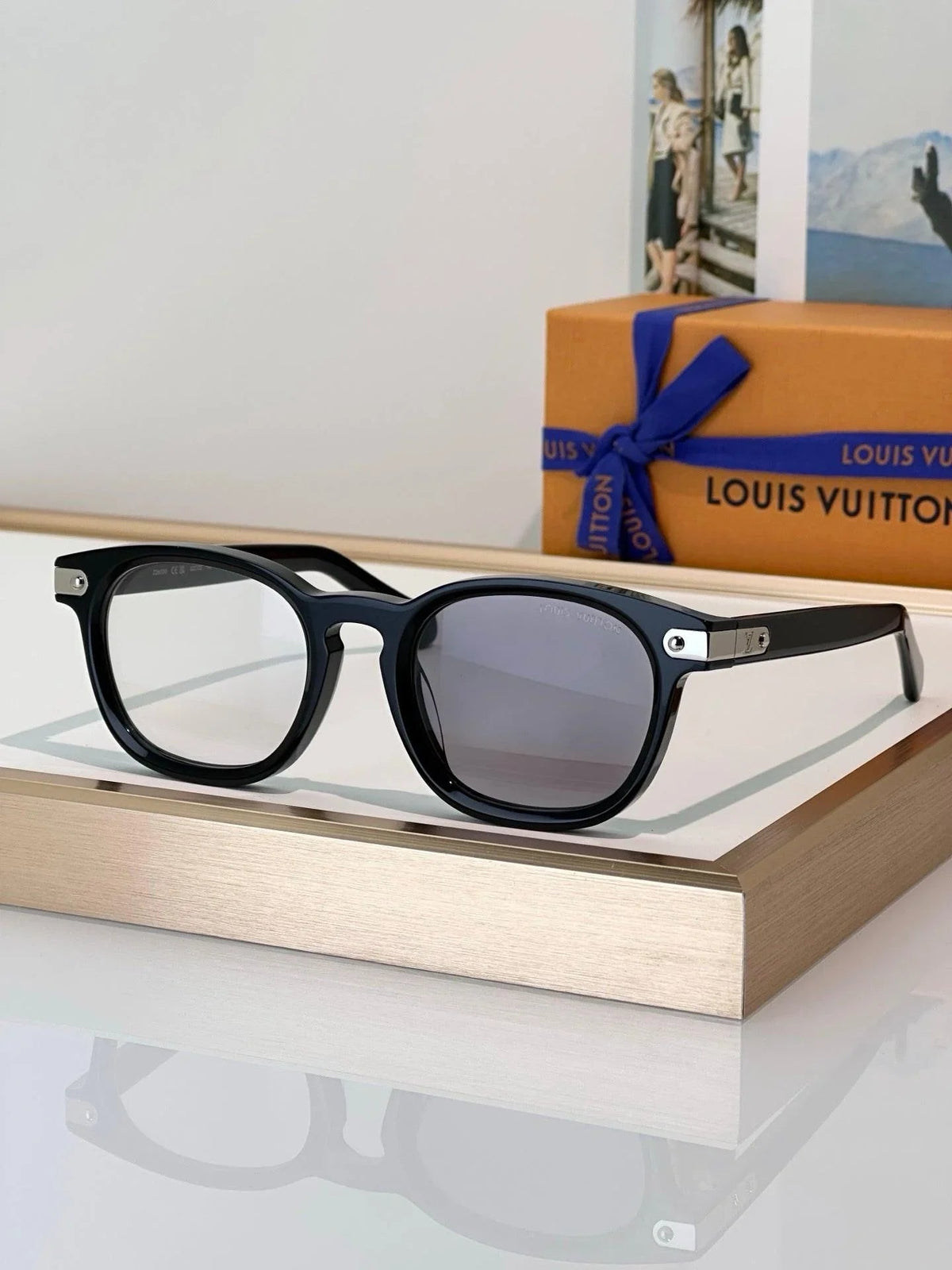 Louis Vuitton Z2381U-Z2655U LV Signature Square Round Photochromic Sunglasses&Anti-Blue-Light Glasses✨
