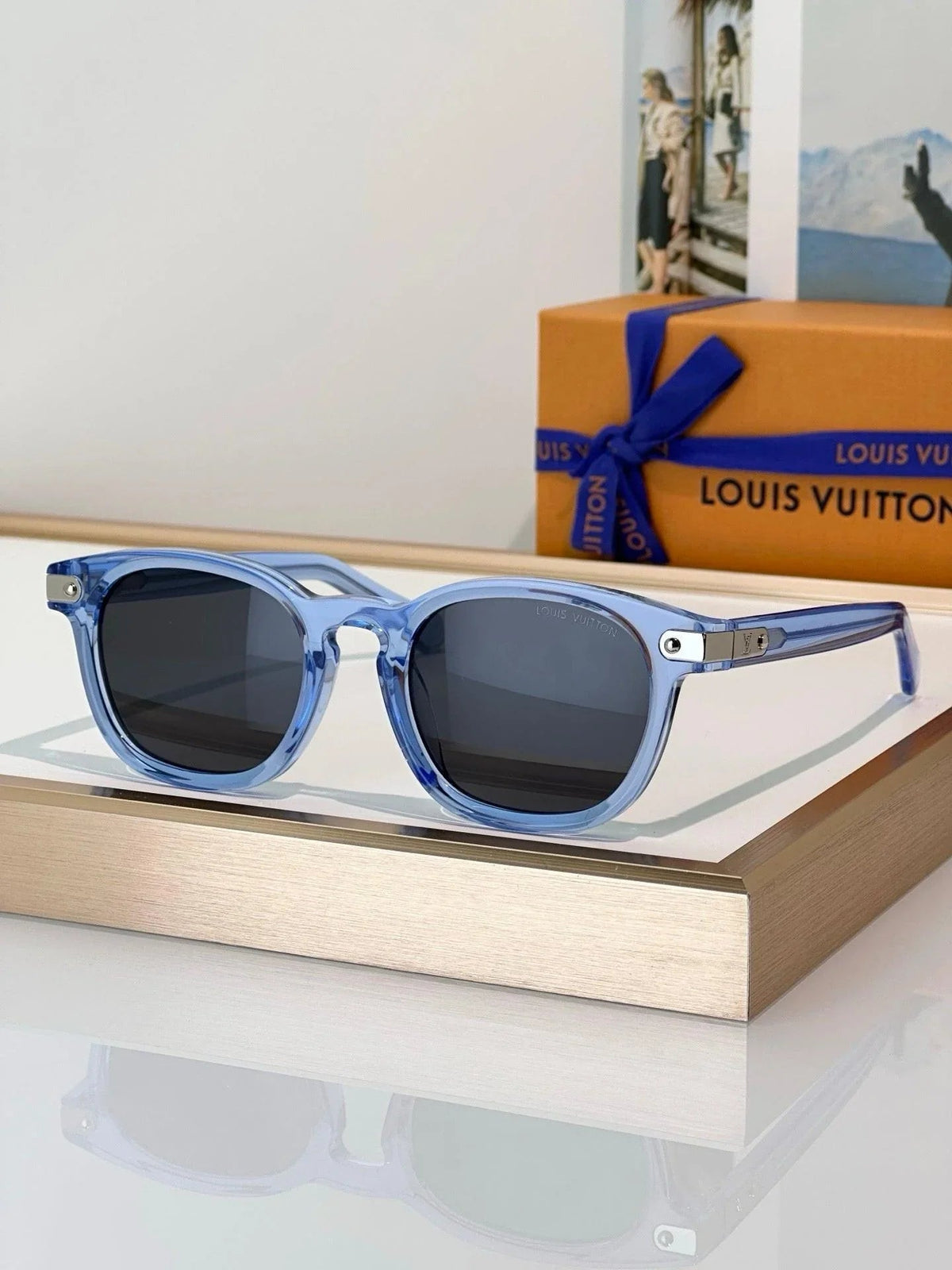 Louis Vuitton Z2381U-Z2655U LV Signature Square Round Photochromic Sunglasses&Anti-Blue-Light Glasses✨