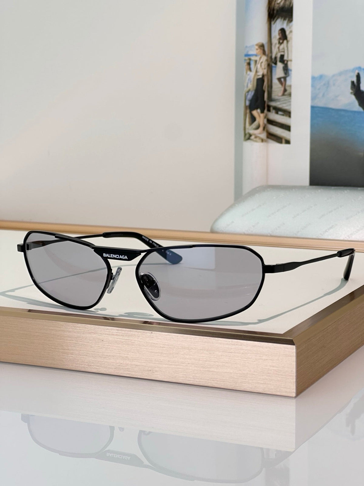 BALENCIAGA BB 0245S 001 Unisex Sunglasses ✨
