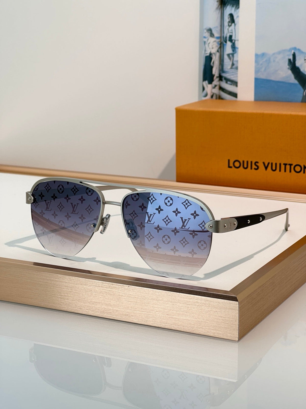 Louis Vuitton Z3248U New LV Trunk Pilot Sunglasses  ✨