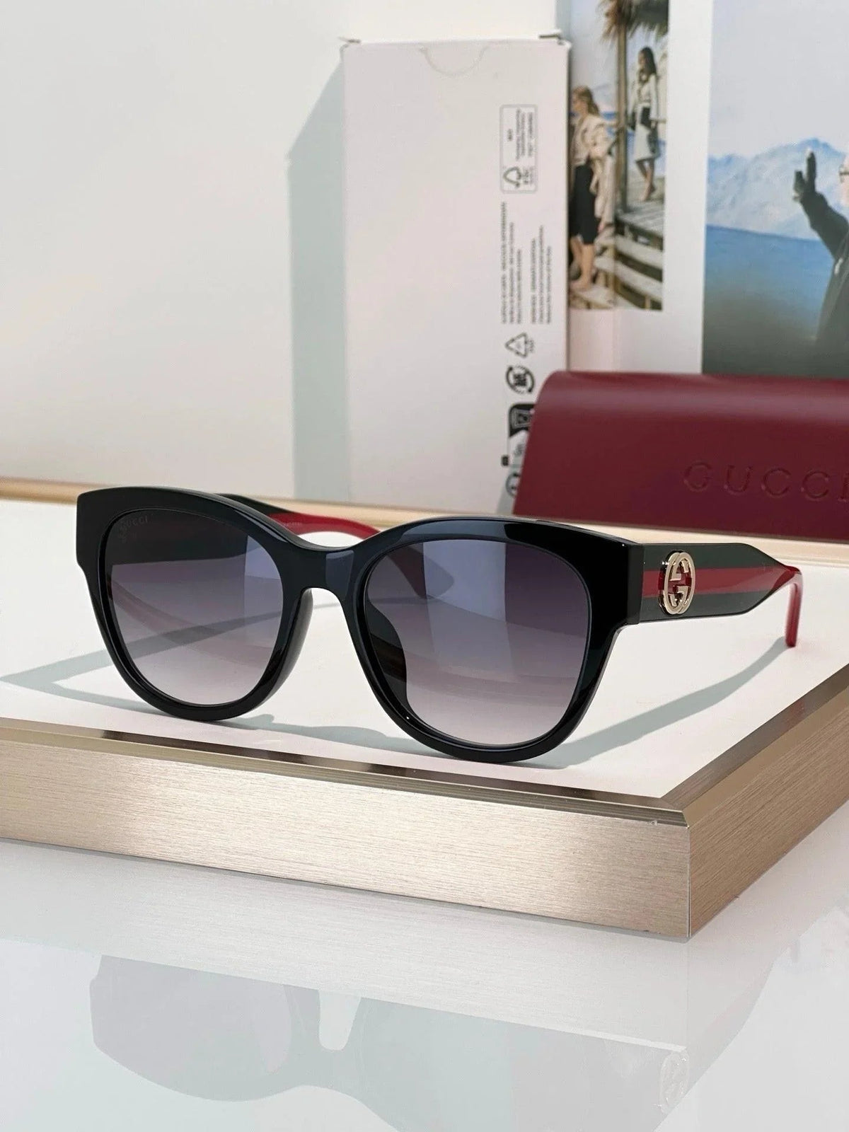 Gucci GG1866SK 001  Women's Sunglasses ✨