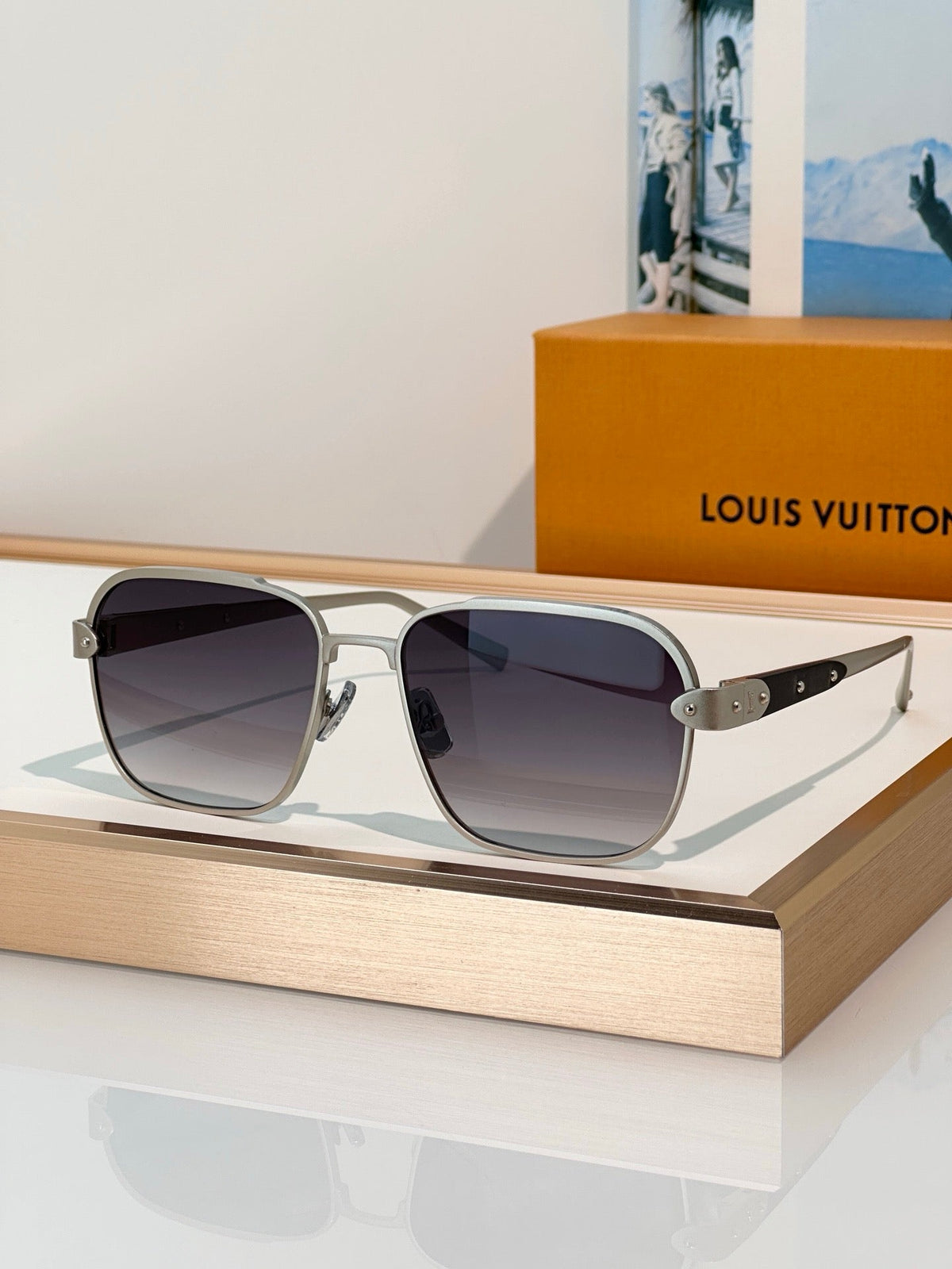 Louis Vuitton Z3247U LV Trunk Square Sunglasses ✨