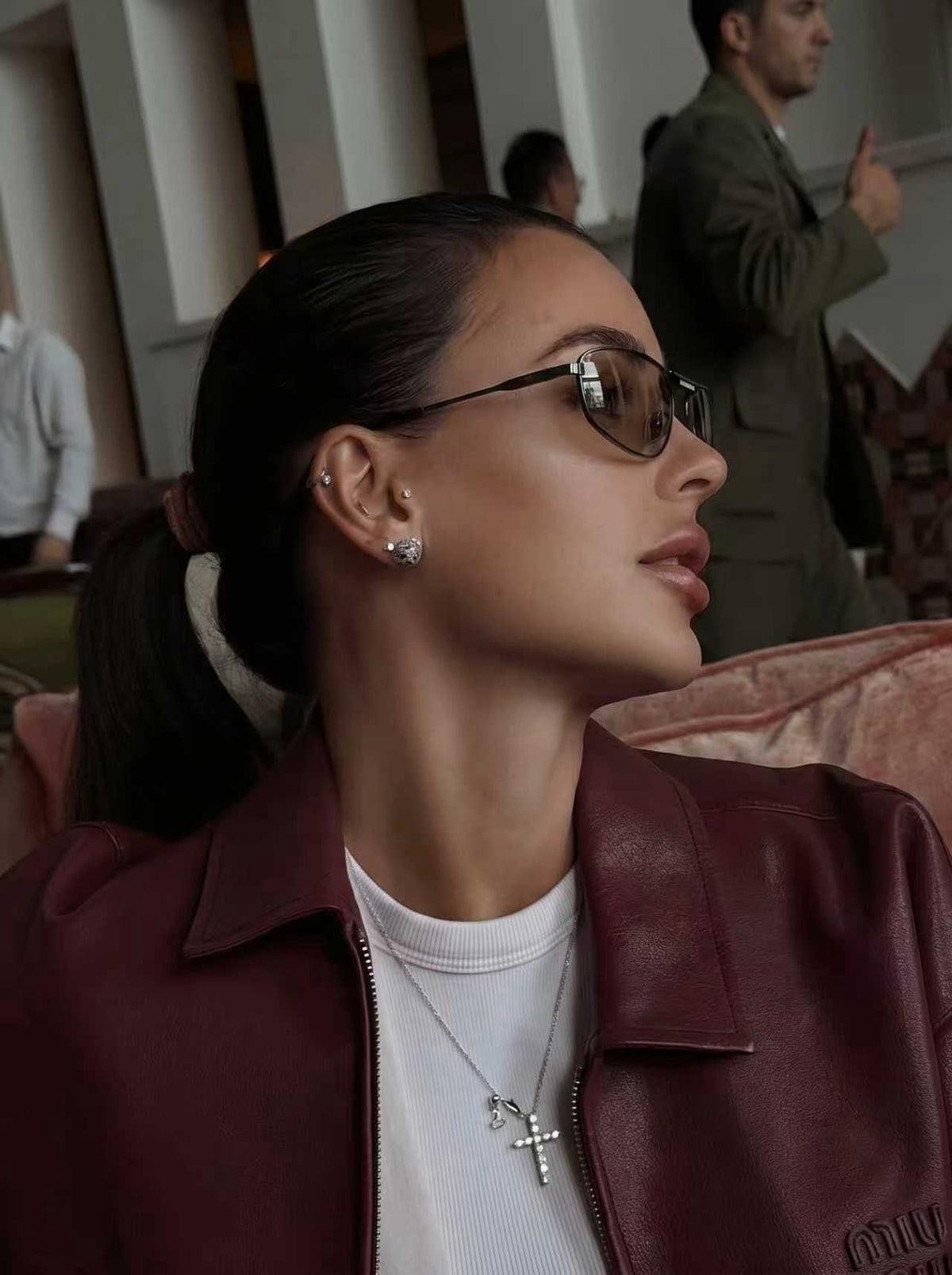 BALENCIAGA BB 0245S 001 Unisex Sunglasses ✨